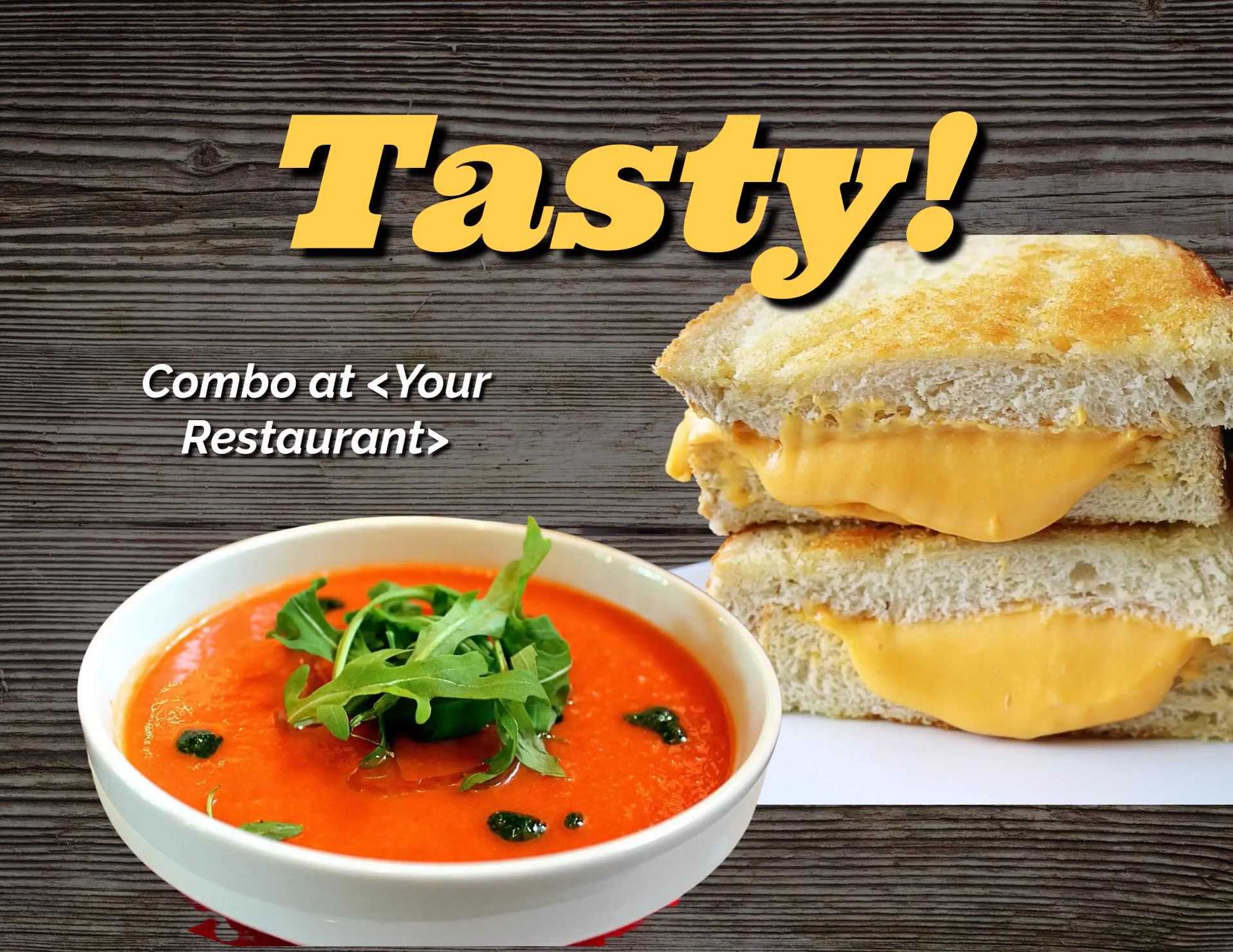 E5 Grilled Cheese Tomato Soup Combo